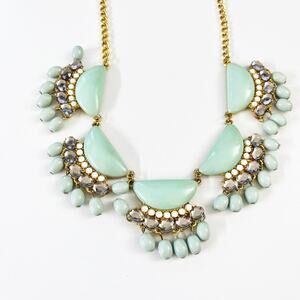 New York & Company Beaded Statement Necklace